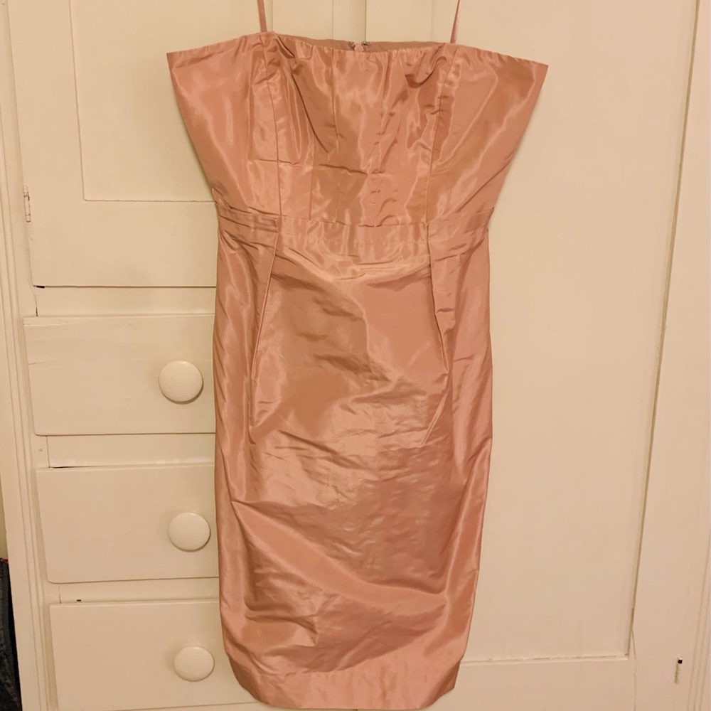 J Crew strapless beach/champagne color dress